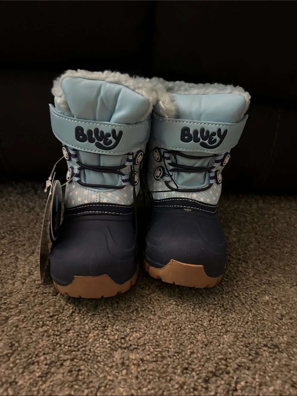 Blueey Kids Winter Boots with fleecy lining. Rated for -20C.